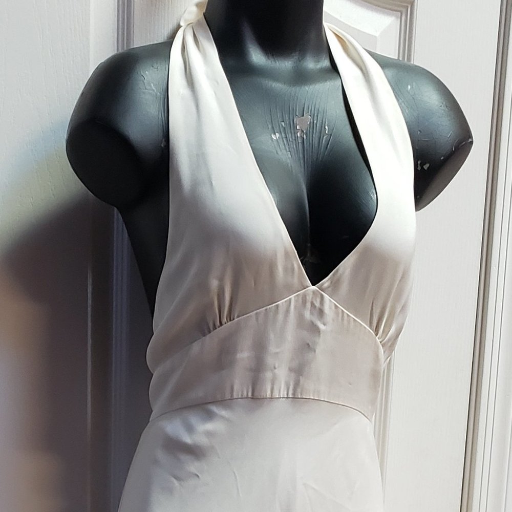 Wedding Season!! Rare - J. Crew Size 6 Wedding / Occasion Dress Halter Silk EUC!